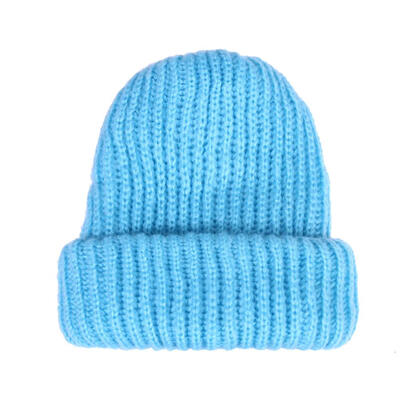 

Fashion Unisex Boys Girls Solid Color Winter Warm Hat Beanie Knitted Cap