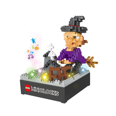

Mini Diamond Block Dr Star DRSTAR Electric Halloween Toy Witch Puzzle Child