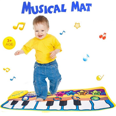 

Cute Soft Touch Play Keyboard Musical Music Singing Gym Carpet Mat Best Kids Baby