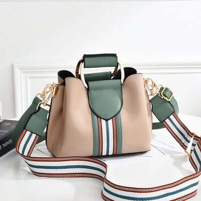 

Baggage ladiesnew fashion summer bucket bag inclined to the Korean version of the simple 100-pack one-shoulder bag ins overheated