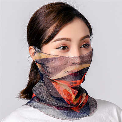 

Variety bib female collar sunscreen mask sunscreen veil spring&summer sunscreen scarf scarves sunscreen mask dust