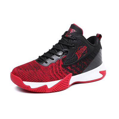 

Basketball shoes wear-resistant non-slip shoes high-quality flying woven breathable running shoes high-top shoes