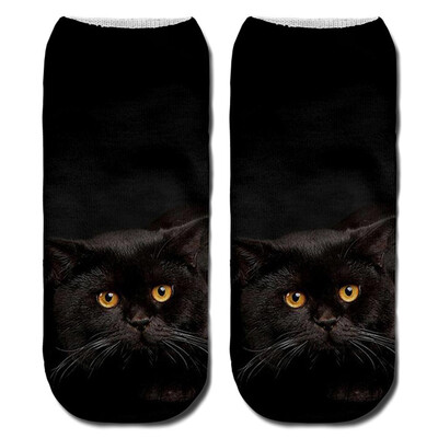 

Womens 1Pair Cute 3D Cat Ankle Socks Fashion Animal Printed Casual Socks Thick Winter Socks Floor Socks