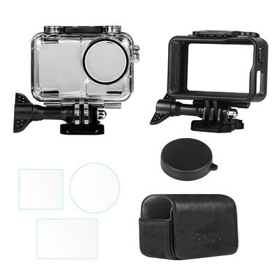 

Waterproof Case Border Frame Fim Protector Lens Cap Set for DJI OSMO Action