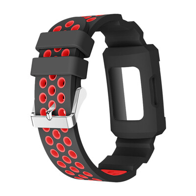 

〖Follure〗Silica gel Buckle Band Strap WatchbandBelt watch case for Fitbit charge 3