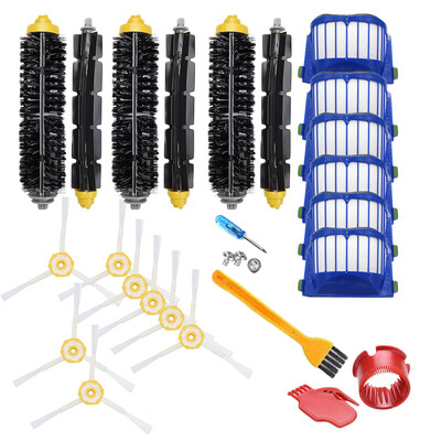 

Rubber Brush Filter Cleaning Tools Screws Kit Replacement For IRobot Roomba 500
