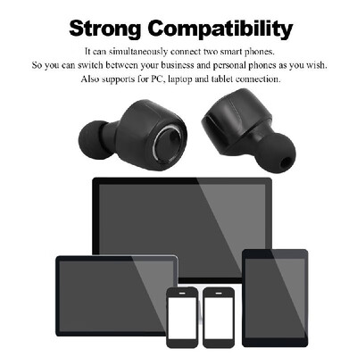 

TWS Earbuds True Wireless BT42 Headphones CVC Noise Cancellation HD Microphone Twins Wireless Earphones Long Stang-by Time