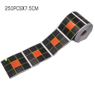 

250pcsRoll 75cm 3inch Target Sticker Self-adhesive Shooting Targets Durable