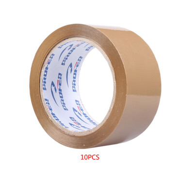 

10 Rolls 48MM X 60 Yards Brown Parcel Box Adhesive Packing Packaging Shipping Carton Sealing Tapes