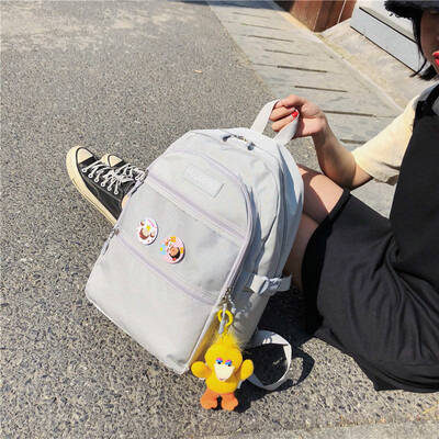

Girlsschoolbag Korean version junior high school backpack students leisure ins Travel Shoulder Bag