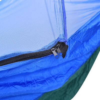 

Outdoor Camping Hammock with Mesh Mosquito Bug Net Hanging Swing Sleeping Bed Tree Tent
