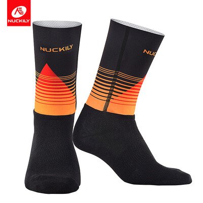 

NUCKILY Unisex Sublimation Printing Socks Cotton Sole Socks Unique Graphic Happy Riding Sock Running Sock&Cycling Sport Sock