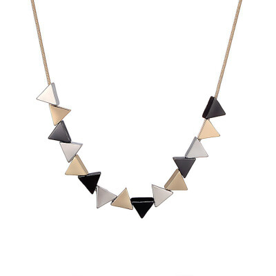 

Women Item Exaggerated Triangle Bubble Choker Necklaces Funny Original Elegant Choker Necklaces Bubble