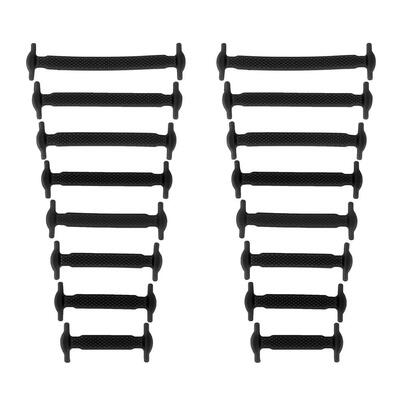

8 Pairs Silicone Sports No Tie Shoe Lace Shoelaces Men Women Lacing Shoes