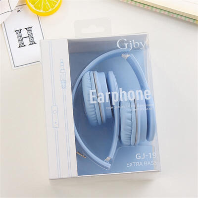 

GJ-19 Portable Simple Folding 35mm Wired Headphone Lightweight Headband Headset Fro Students