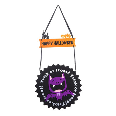 

2019Happy Halloween Trick Or Treat Hanging Ornament Wall Door Window Decoration Props Halloween Party Supplies
