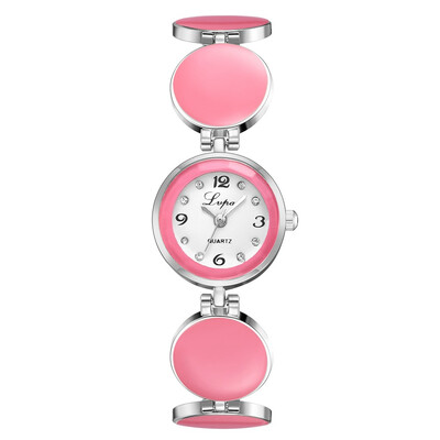 

Womens bracelet watch foreign trade explosion models new fashion wild quartz watch summer female student dot watch bracelet watch