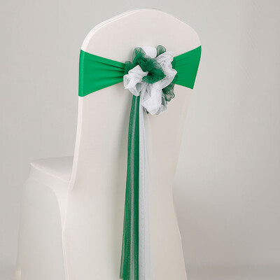 

Chair Sash Bow Elastic Chair Ribbon Back Tie Bands for Wedding Party Ceremony Banquet