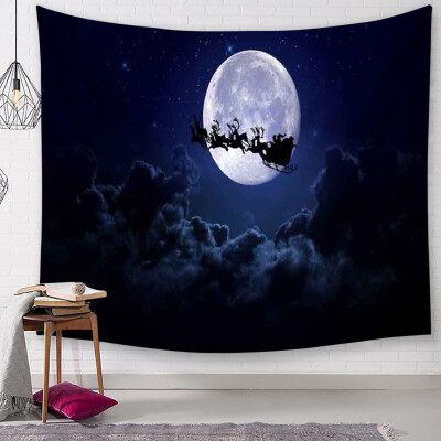 

Toponeto Christmas Tapestry Santa Print Wall Hanging Tapestry Art Home Decor