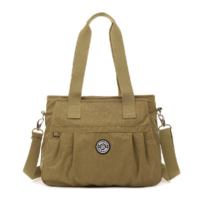 

New Fashion Women Handbag Waterproof Nylon Zipper Magnetic Press Stud Closure Durable Shoulder Crossbody Bag Tote