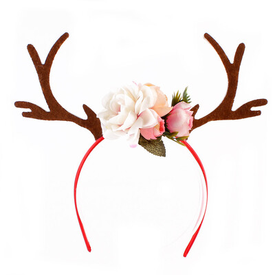 

Tailored Christmas Cute Headband Santa Xmas Party Decor Double Hair Band Clasp Head Hoop