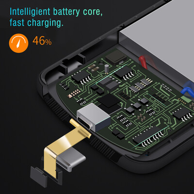 

Battery Charger Case for Samsung Galaxy S10S10ES10 Plus Soft TPU Charging Phone Power Cover Battery Case