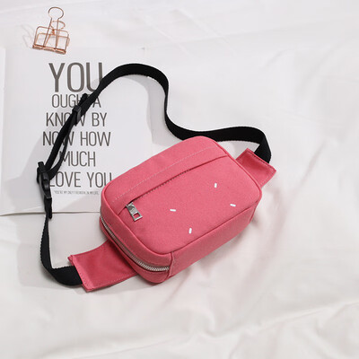 

Summer new bag female 2019 new wave Korean version of the fashion small fresh casual pockets wild Messenger bag chest bag