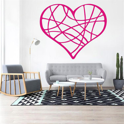 

〖Follure〗Valentines Day Love Geometry Window Wall Sticker Mural Decor Decal Removable