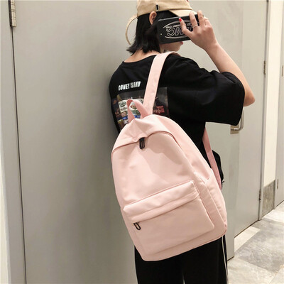 

A Simple Backpack Girl with Ins in the Shoulder Bauson Department of High School Students in Korean Edition