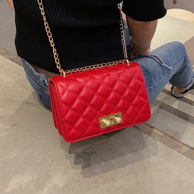 

Fairy small bag female 2019 new Korean version of the tide summer wild Messenger bag ins super fire small fragrance chain bag