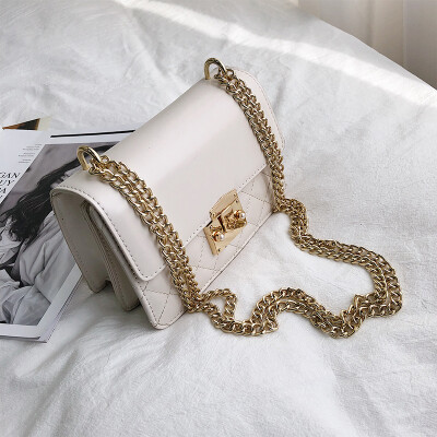 

Advanced sense of the sense of the texture bag Messenger bag female wild ins new 2019 fashion shoulder chain small square bag