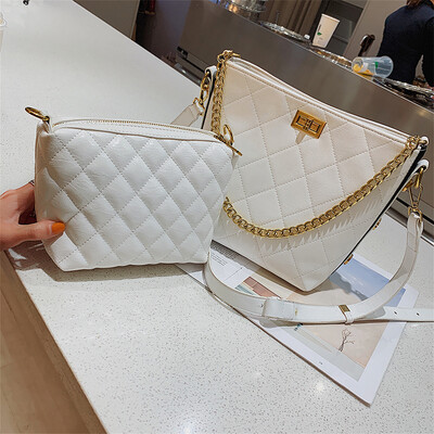 

New bag female 2019 new wave Korean version of the wild single shoulder slung portable fashion large capacity leisure bucket bag