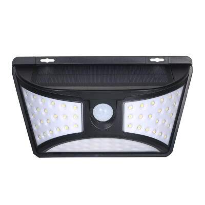 

68 LEDs Solar Wall Light Bright 4-side Lighting PIR Motion Sensor Night Lamp IP65 Waterproof Mounting Secure Light for Garden Driv