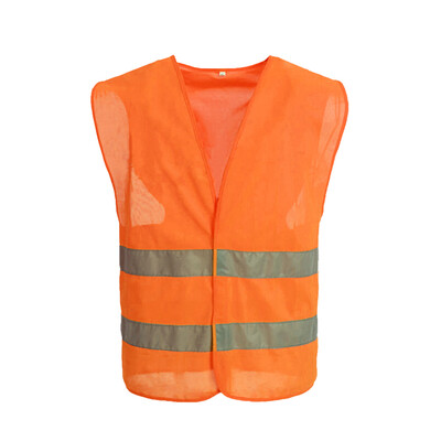 

120046 Reflective Safety Vest High Visibility Safety Vest Bright Neon Color Breathable Vest with 2-inch Reflective Strips for Cons