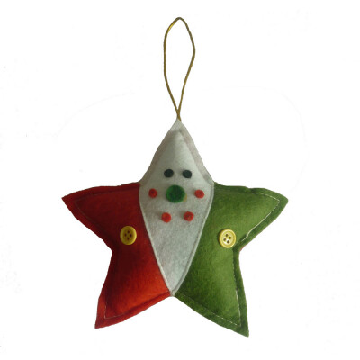 

Tailored Christmas Tree Cute Pendant Christmas Peach Heart Five-pointed Star Pendant Toy