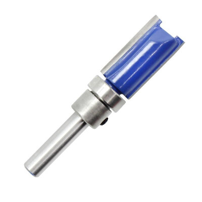 

3PCS 14 inch Shank Flute Flush Trim Pattern Router Bit Set Top Bearing Woodworking Milling Cutter Tool