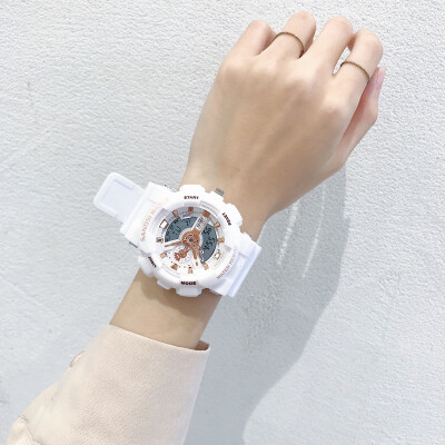 

Multifunctional sports male electronic watches female students Korean version of simple ins wind unicorn jelly ulzzang luminous