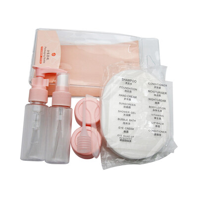 

〖Follure〗The Transparent Zipper Travel Bag Top Quality Liquid Travel Sets Shampoo Clear C