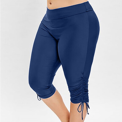 

Gobestart Fashion Women Solid Bandage Plus Size Skinny Yoga Sport Leggings Pants Trousers