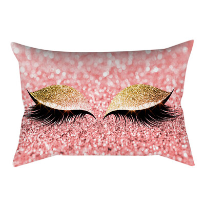 

〖Follure〗Eyelash Out Soft Velvet Cushion Cover 30x50cm Marble Pillow Cases