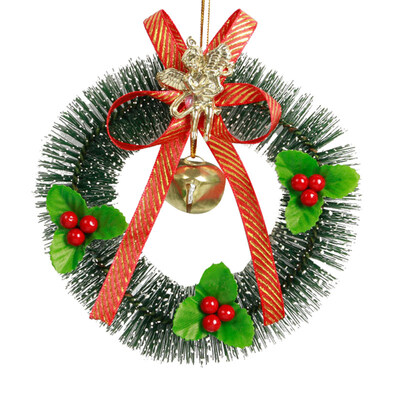 

Bowknot Ball Bell Window Tree Hanging Ornament Christmas Wreath Garland Decor