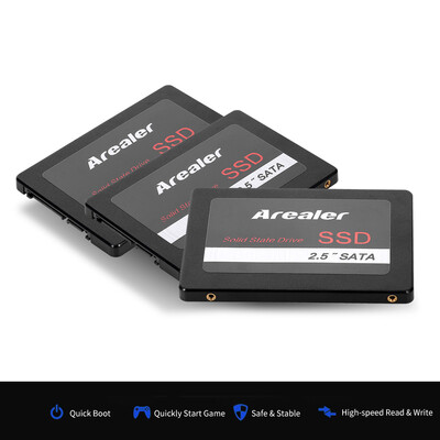

Arealer 25inch Solid State Drive SATA30 SSD Solid State High Speed Storage for Desktop Laptop Black 2TB
