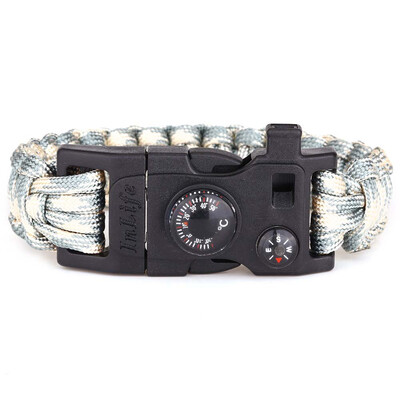 

Outdoor Multifunction Fashionable Survival Bracelet with Nylon Rope