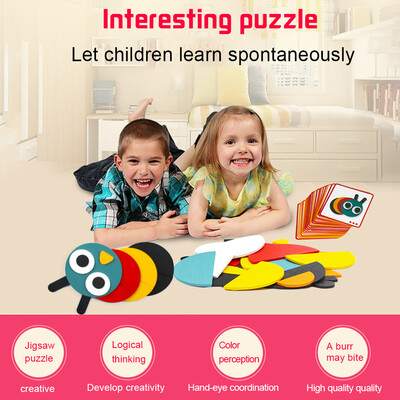 

Gotoamei DIY Puzzle Developmental Baby Kids Training Brain IQ Game Learning Education Toy