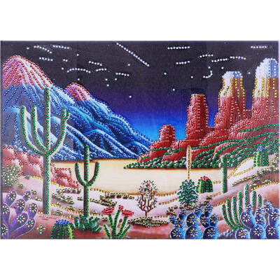 

5D DIY Special Shaped Diamond Painting Beach Landscape Cross Stitch Mosaic