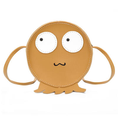 

Cute Kid Girl Octopus Shoulder Handbags Children Small Round Crossbody Bags