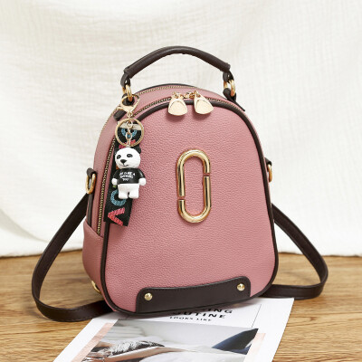 

2019 summer new Korean version of the shoulder bag backpack pu leather simple handbag tide fashion handbags