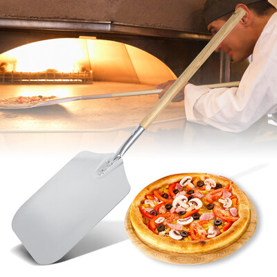 

Restaurant Paddle Long Wood Handle36 inch Aluminum Alloy Pizza Peel Oven Restaurant Paddle Long Wood Handle sturdy Healthy
