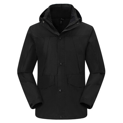 

Toponeto Men Waterproof Hoodie Waterproof Detachable Breathable Sport Outdoor Coat