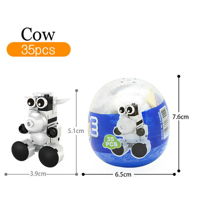 

Animal Egg Twisting Series Dog Rooster Rhinoceros Dinosaur Tiger&Rabbit Assembly Building Block Childrens Toys
